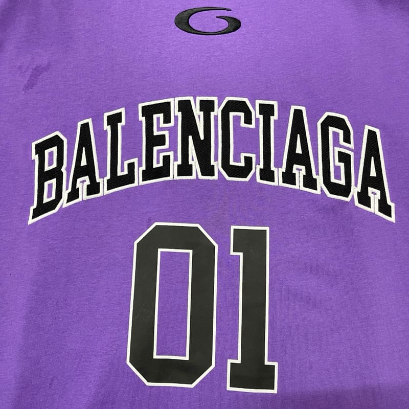 Camiseta Balenciaga Basketball Series Roxo