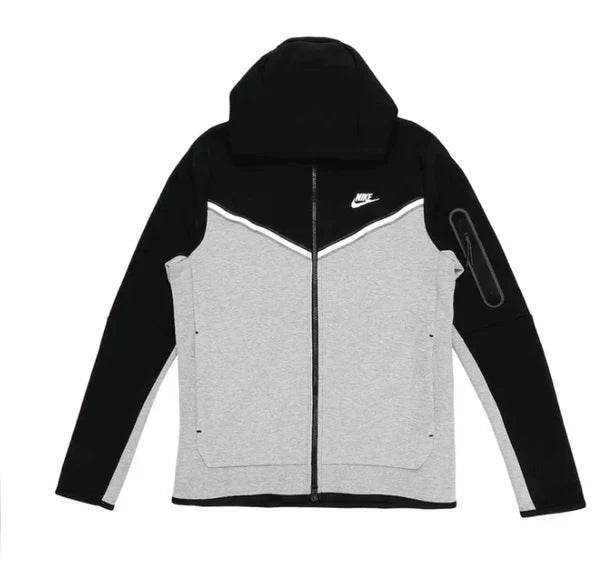 Jaqueta Nike Tech Fleece Preta e Cinza