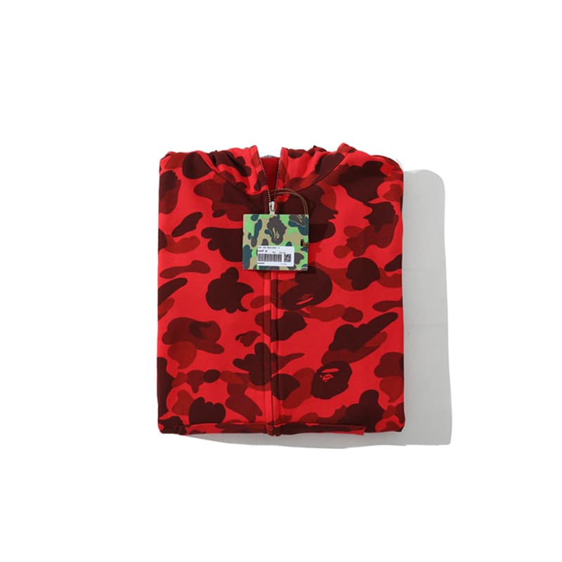 Moletom Bape Shark Wide Red Camo