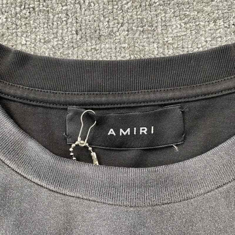 Camiseta Amiri Vintage Collegiate Black