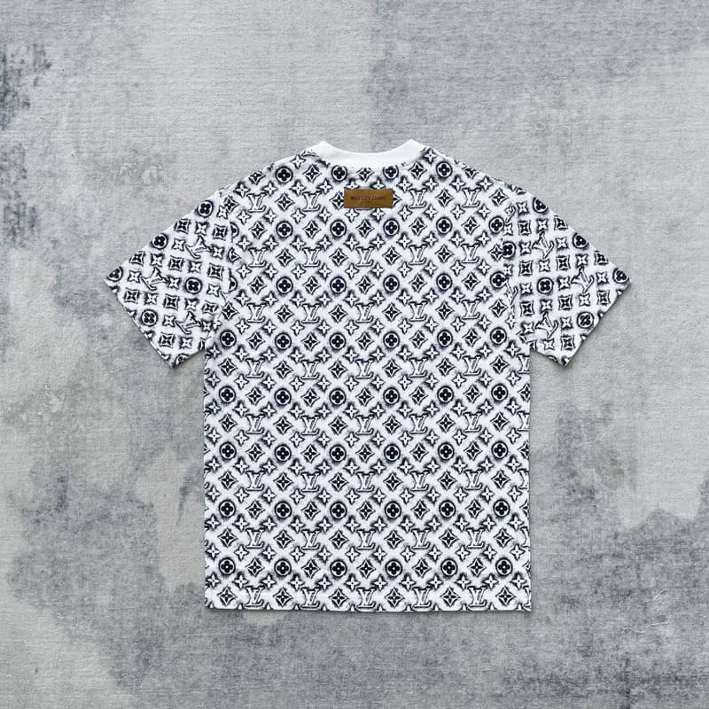 Camiseta Louis Vuitton Monogram White Deep Black