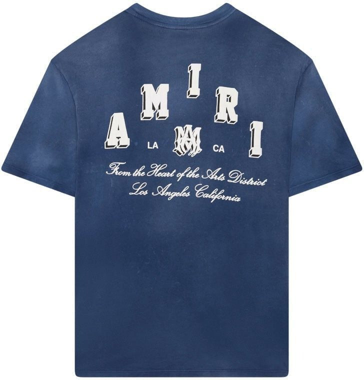 Pronta Entrega - Camiseta Amiri Vintage Collegiate Blue