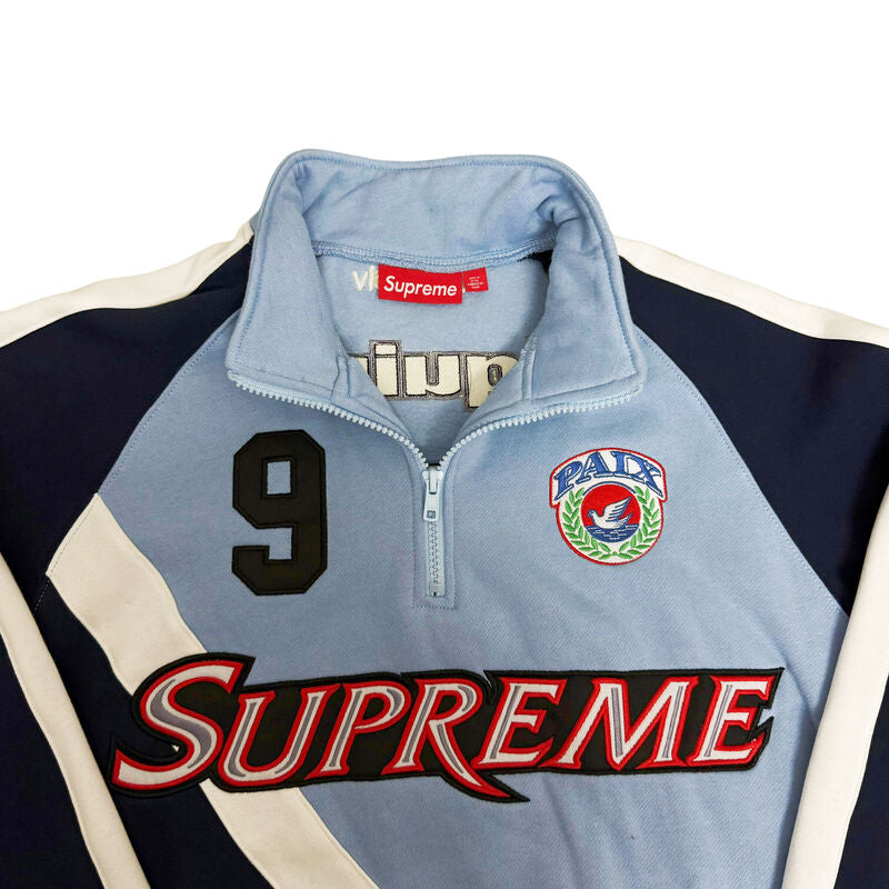 Conjunto Supreme Equipe Half Zip Azul