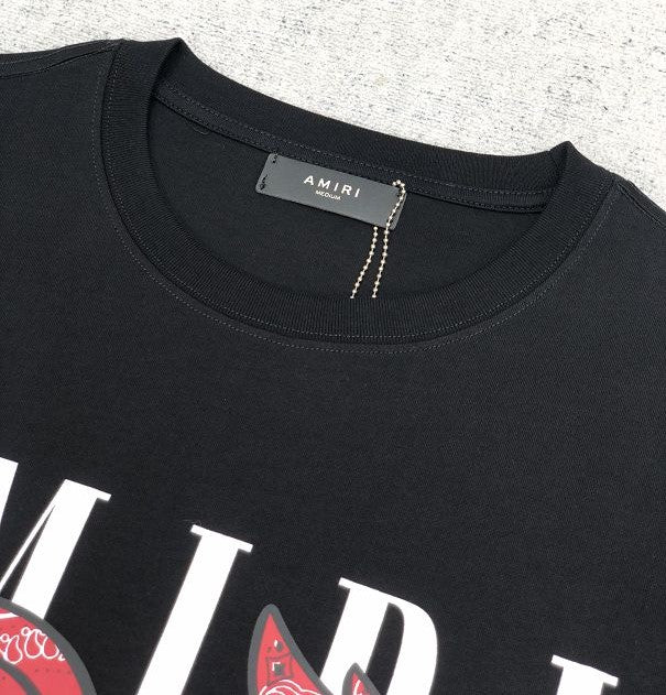 Camiseta Amiri Rabbit Logo Black