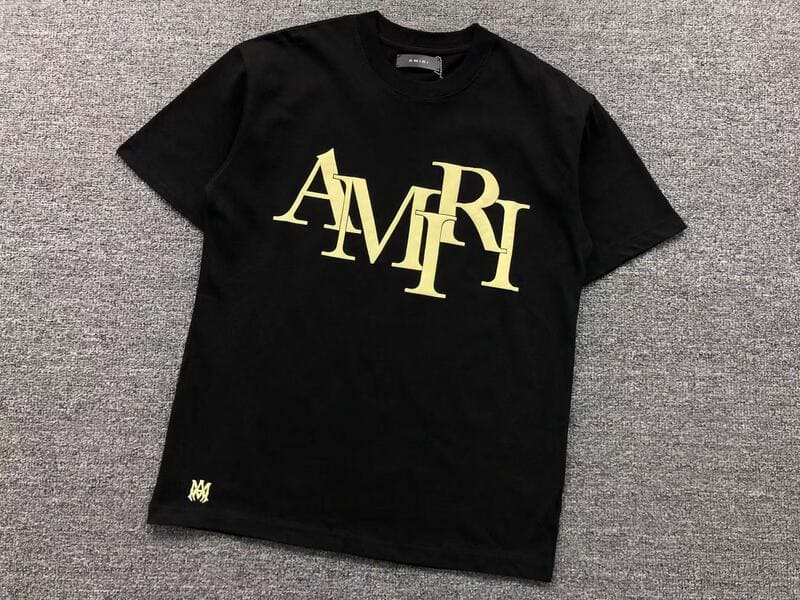 Camiseta Amiri Staggered Logo