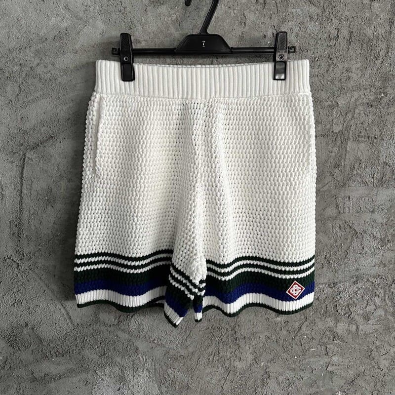 Conjunto Casablanca Crochê Branco e Azul