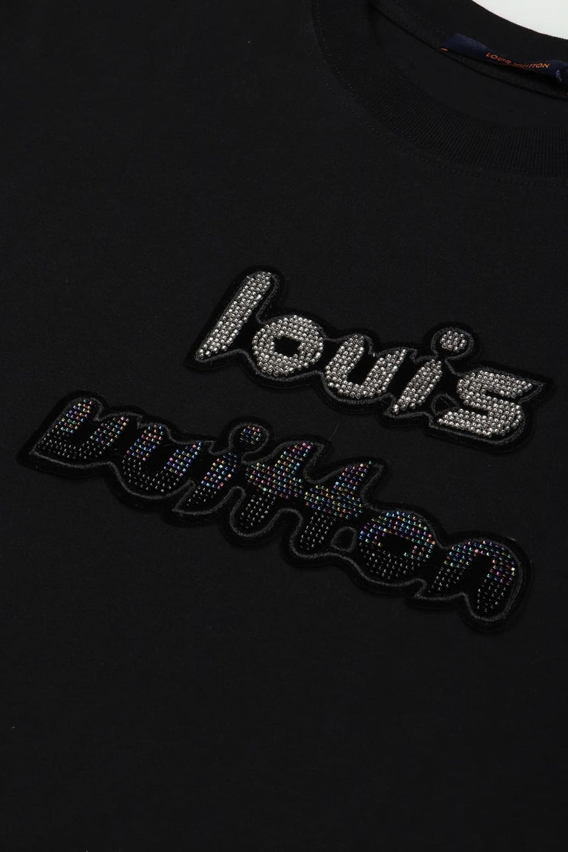 Camiseta Louis Vuitton Bead-Embroidered