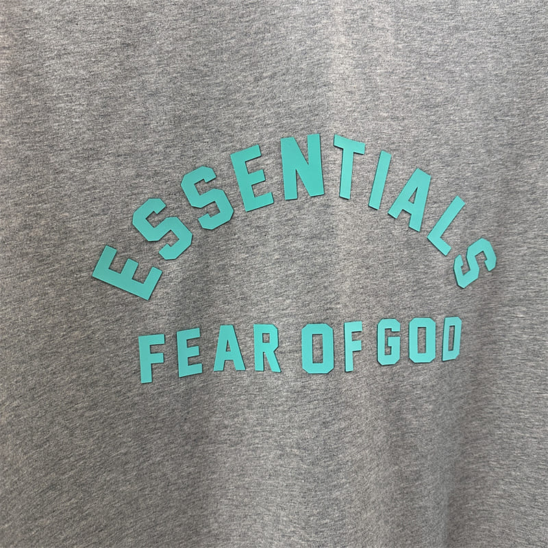 Pronta Entrega - Camiseta Fear Of God Essentials Heavy Jersey Grey