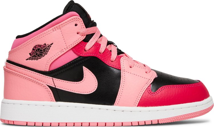 Nike Air Jordan 1 Mid GS 'Coral Chalk'