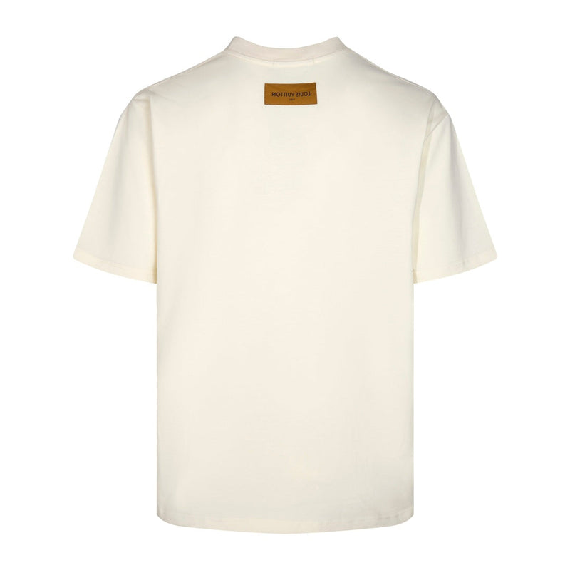 Pronta Entrega - Camiseta Louis Vuitton Cream LV Lovers