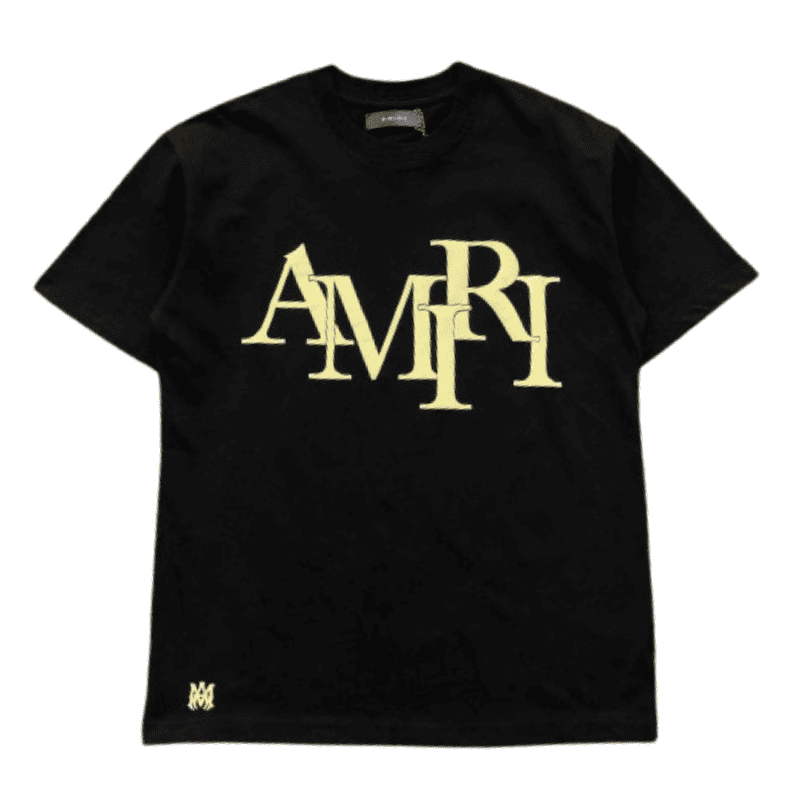 Camiseta Amiri Staggered Logo