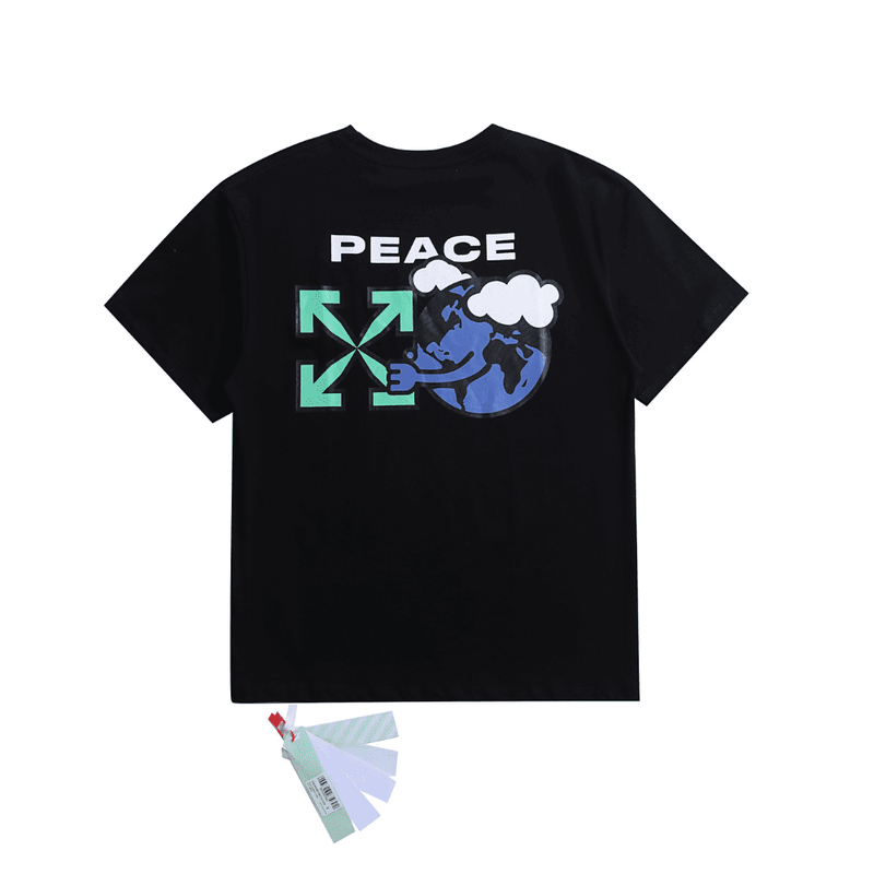 Camiseta Off-White Peace Worldwide Black