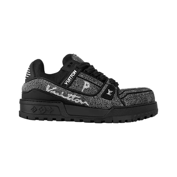 Louis Vuitton Black Crystal 'LV Trainer Maxi'