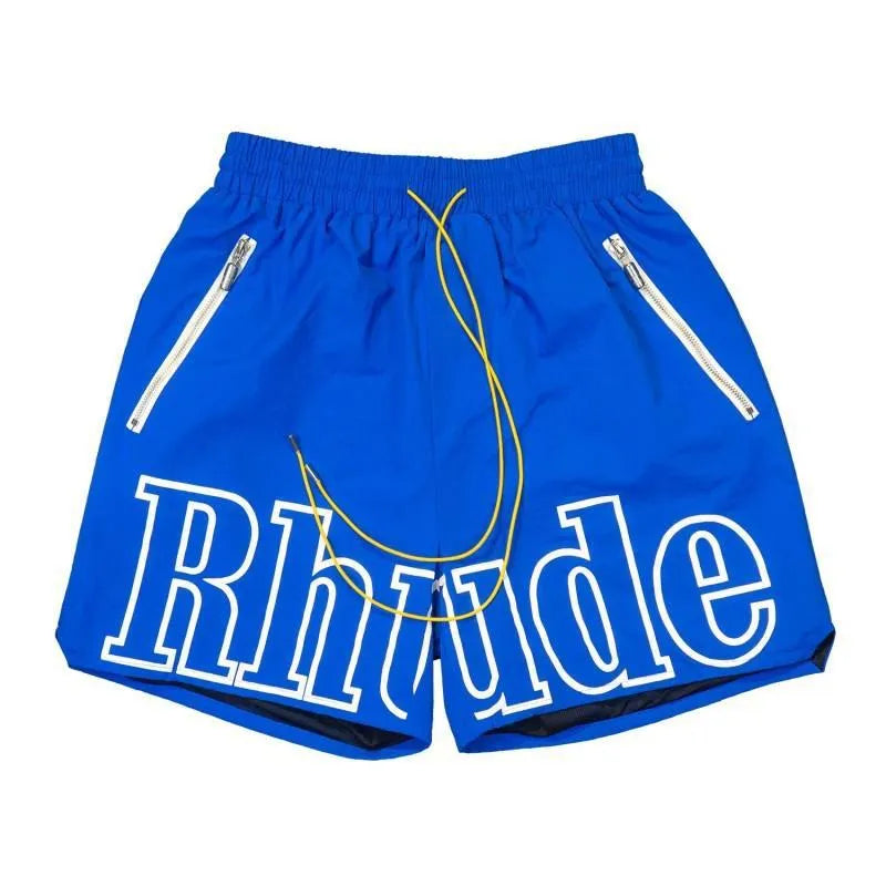 Pronta Entrega - Rhude RH Logo Shorts Blue