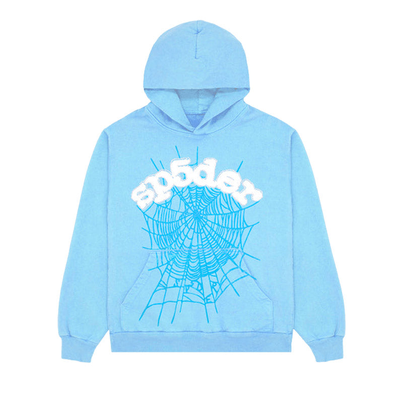 Moletom Sp5der Web Sky Blue