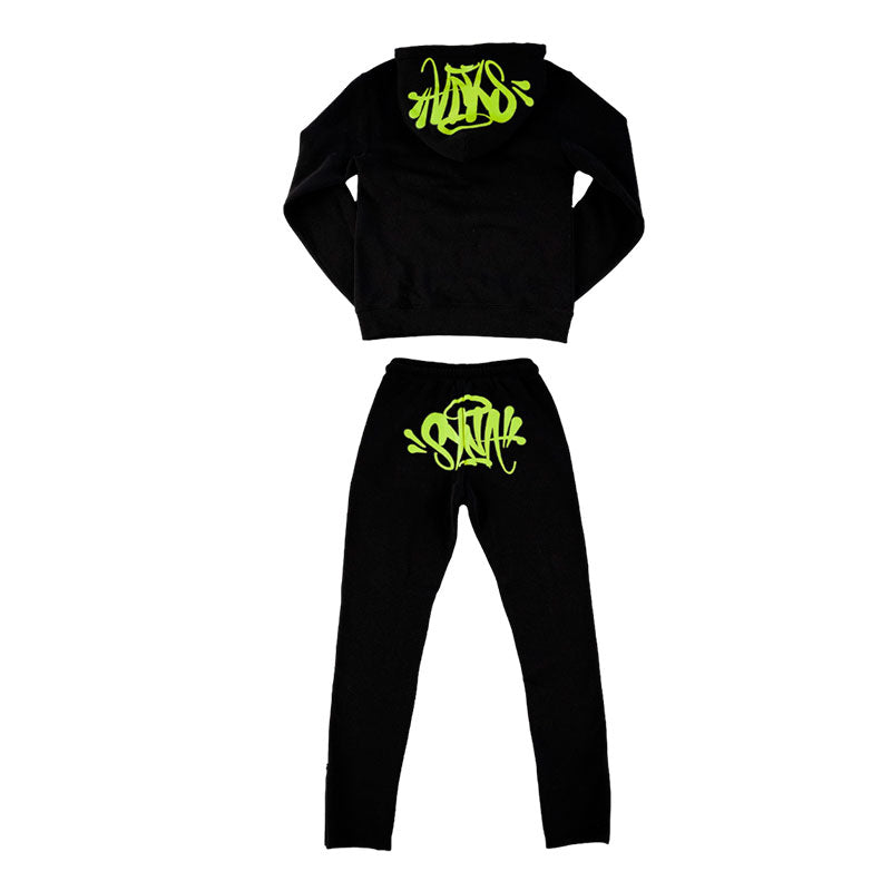 Conjunto Synaworld Logo Black Green