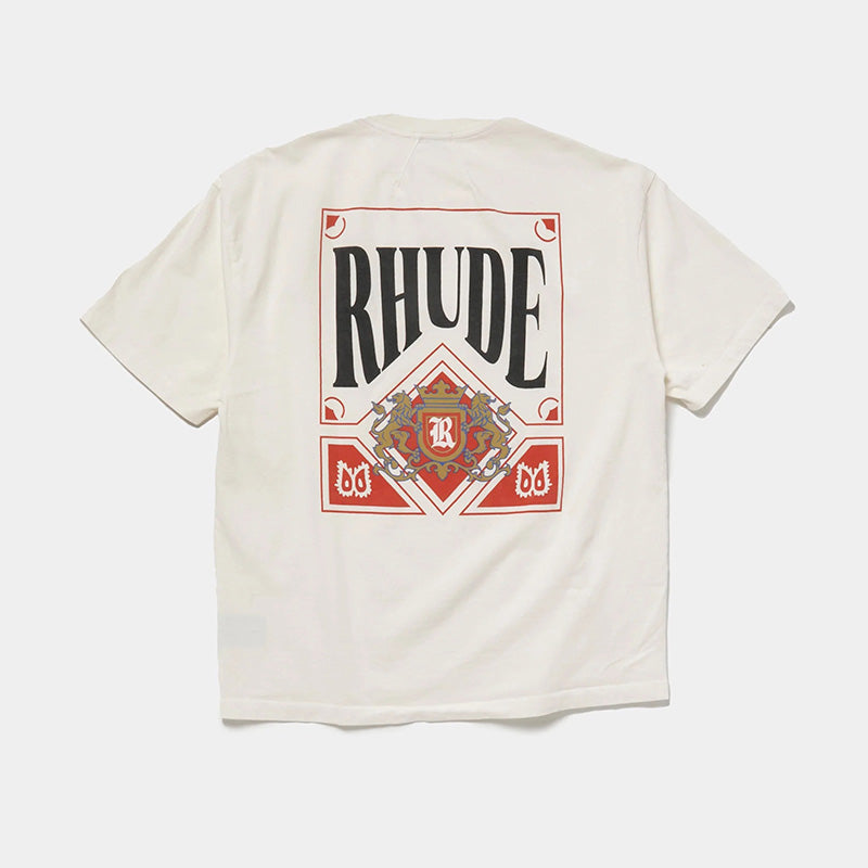 Camiseta Rhude Card 'Vintage White'