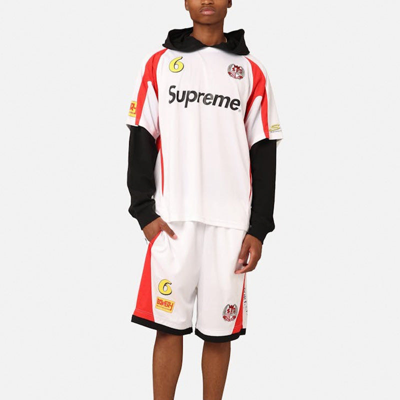 Conjunto Supreme Hooded Soccer Branco