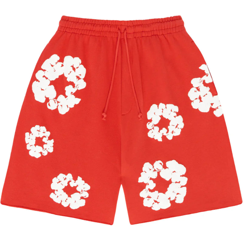 Shorts Denim Tears The Cotton Wreath Red