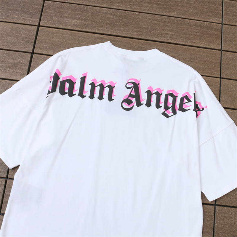 Camiseta Palm Angels Double Logo Oversized