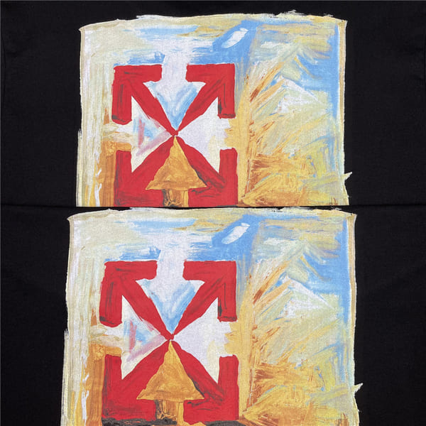 Camiseta Off-White Arrow On Canvas Print