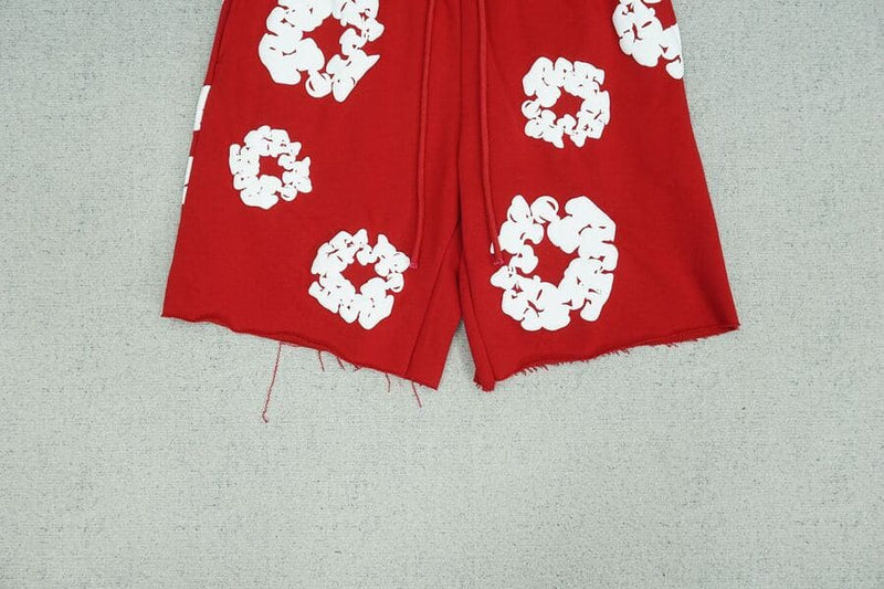 Shorts Denim Tears The Cotton Wreath Red