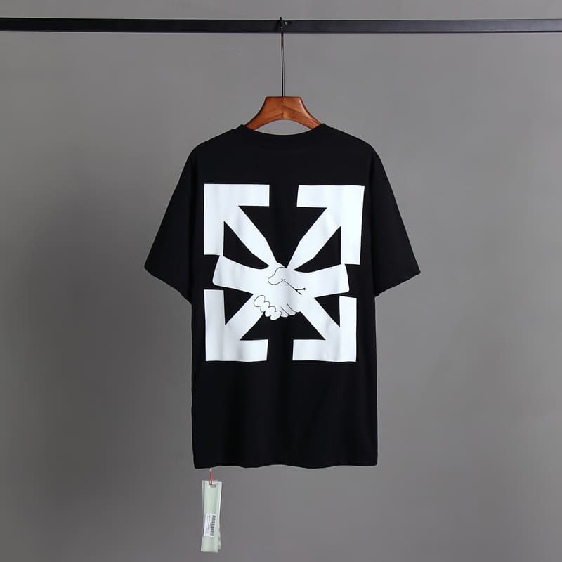 Camiseta Off-White Hand Shake Black