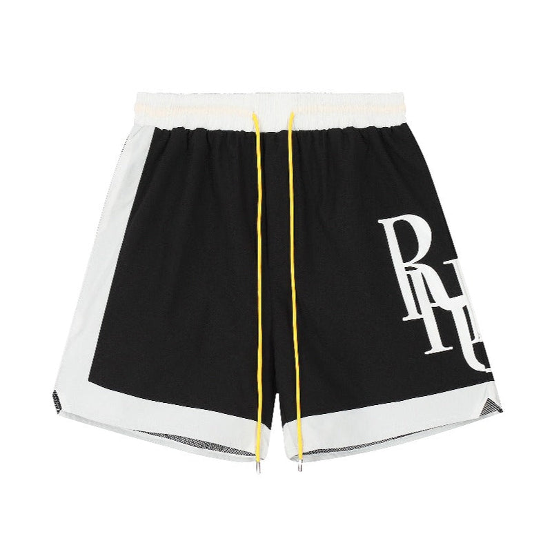 Rhude Side Logo Shorts Black