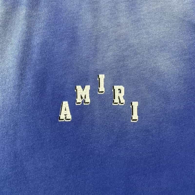 Pronta Entrega - Camiseta Amiri Vintage Collegiate Blue