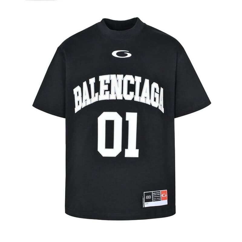 Camiseta Balenciaga Basketball Series Preto