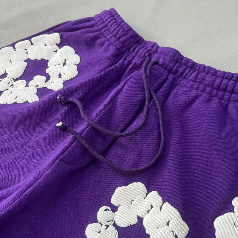 Shorts Denim Tears The Cotton Wreath Purple