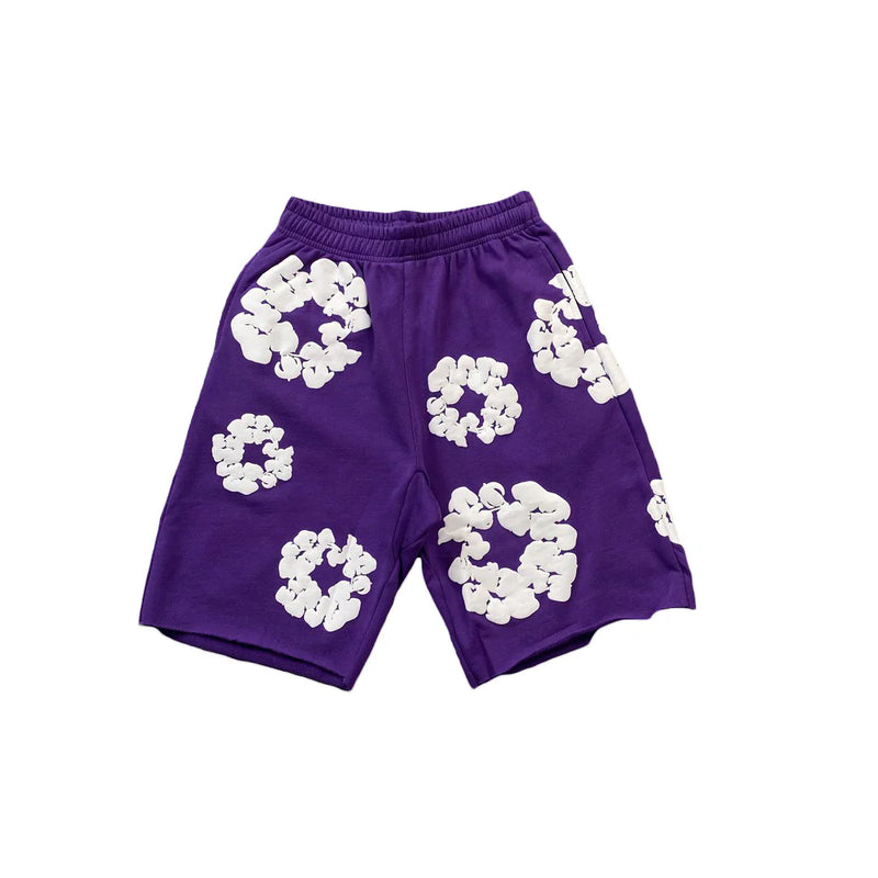 Shorts Denim Tears The Cotton Wreath Purple