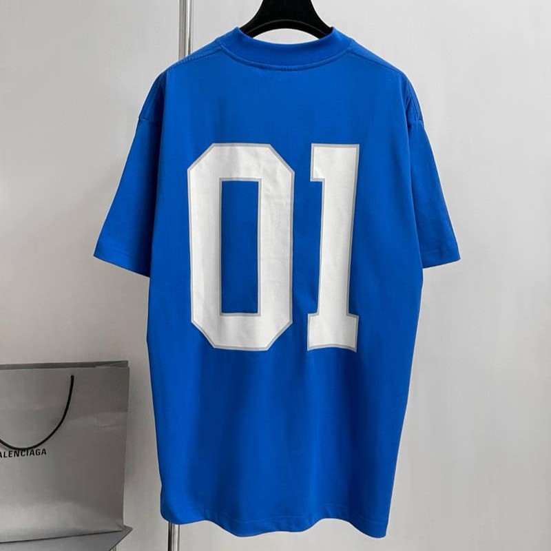 Camiseta Balenciaga Basketball Series Azul