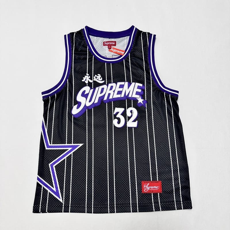 Camiseta Supreme Star Basketball Jersey Black