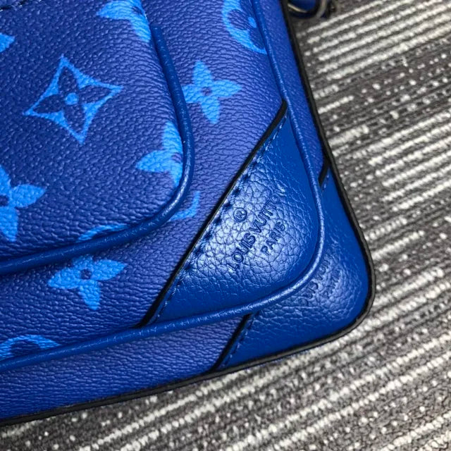 Louis Vuitton Bag Trio Messenger Cobalt Blue