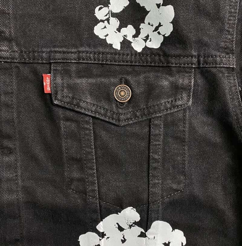 Jaqueta Denim Tears x Levi's Black